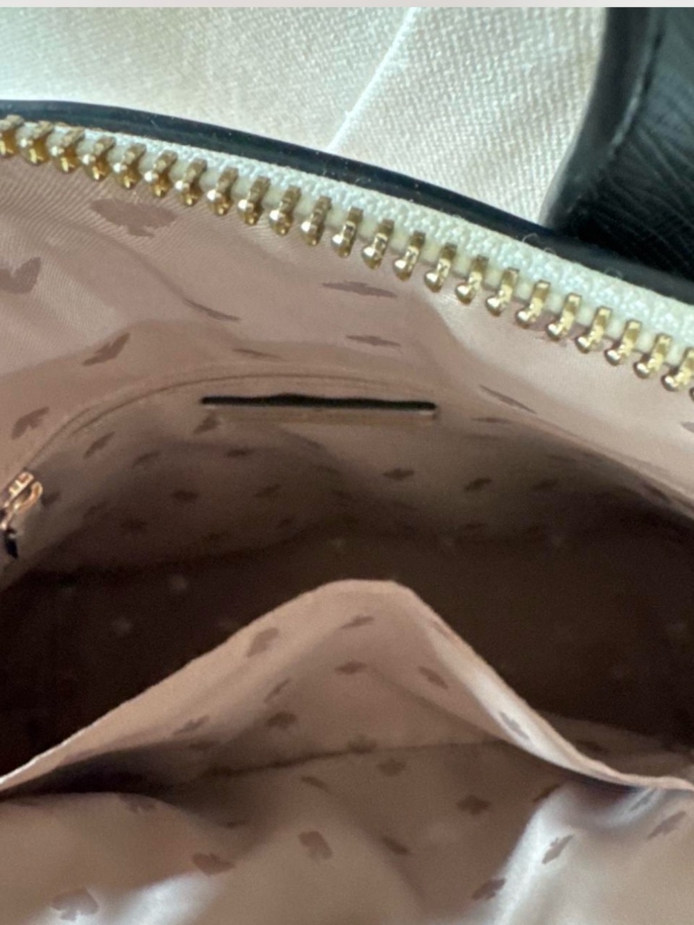 kate spade Cream, Blush & Black Colorblock Saffiano Tote - Picture 7 of 7